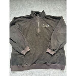 Vintage 90's Big Dogs Men's Fleece 1/4 Zip Sweater